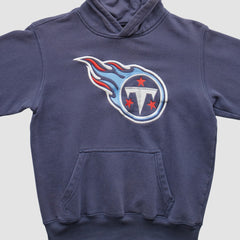 Fanatics Tennessee Titans NFL 2000s Hooded Pullover Sweatshirt Navy Vintage