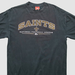 Fanatics New Orleans Saints NFL 2000s Long Sleeve T-shirt Black Vintage