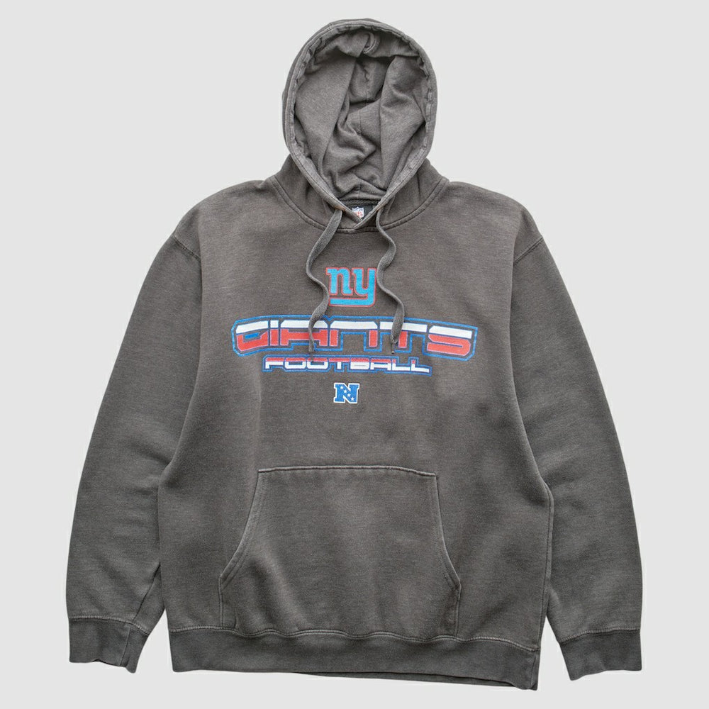Fanatics New York Giants NFL 2010s Hooded Pullover Sweatshirt Charcoal Vintage