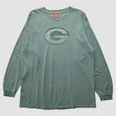 Fanatics Green Bay Packers 2000s Long Sleeve T-shirt Green Vintage