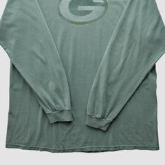 Fanatics Green Bay Packers 2000s Long Sleeve T-shirt Green Vintage