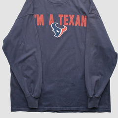 Fanatics Houston Texans NFL 2010s Long Sleeve T-shirt Navy Vintage