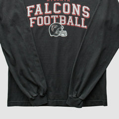 Fanatics Atlanta Falcons Reebok 2000s Long Sleeve T-shirt Black Vintage