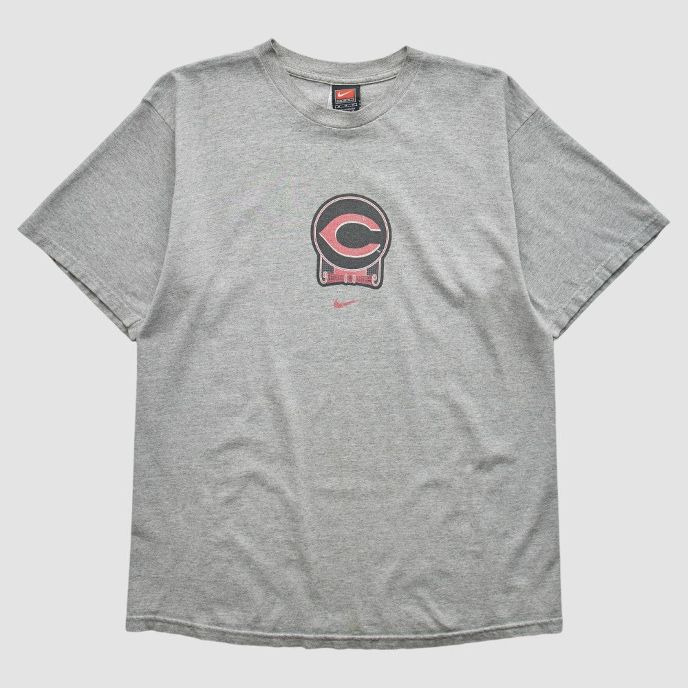Cincinnati Reds Nike 2000s T-shirt - Heather Gray - Vintage - Nike Lifestyle