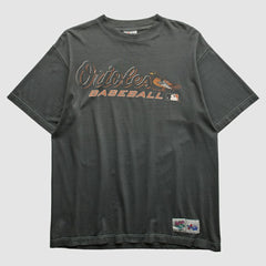 Baltimore Orioles Majestic 2000s T-shirt - Charcoal - Vintage - Fanatics Online