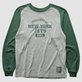 Fanatics New York Jets Grid Iron 2000s Long Sleeve T-shirt Gray Vintage