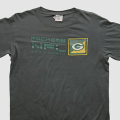 Fanatics Green Bay Packers NFL 2000s Long Sleeve T-shirt Charcoal Vintage
