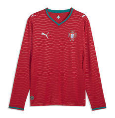 Portugal National Team 2026 Home Replica Long Sleeve Jersey Red - Puma for sale