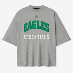 Philadelphia Eagles Fear of God x NFL Unisex 3/4-Sleeve T-Shirt Heather Gray