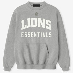 Detroit Lions Fear of God x NFL Unisex Sport Sweatshirt Heather Gray