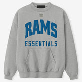 Los Angeles Rams Fear of God x NFL Unisex Sport Sweatshirt Heather Gray