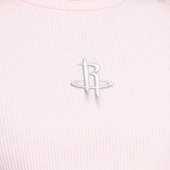 Houston Rockets Starter Women's Pastel Ribbed Tank Top Pink
