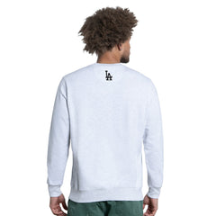 Los Angeles Dodgers Starter Face of Ice Blue French Terry Sweatshirt - Gray - MLB Sale