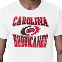Carolina Hurricanes Starter Comic Style Team Graphic T-Shirt - White - NHL 203639609