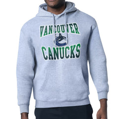 Vancouver Canucks Starter Comic Style Team Graphic Hoodie - Gray - NHL 203639637