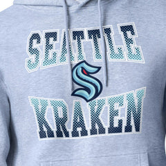 Seattle Kraken Starter Comic Style Team Graphic Hoodie - Gray - NHL 203639638