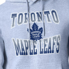 Toronto Maple Leafs Starter Comic Style Team Graphic Hoodie - Gray - NHL 203639640