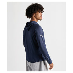 Charles River x New England Patriots Cayak Hooded Long Sleeve T-Shirt Navy