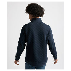 Charles River x New England Patriots Franconia Quilted Quarter-Zip Sweatshirt Navy