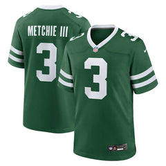 Nike John Metchie III New York Jets Team Game Jersey Legacy Green