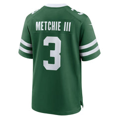Nike John Metchie III New York Jets Team Game Jersey Legacy Green