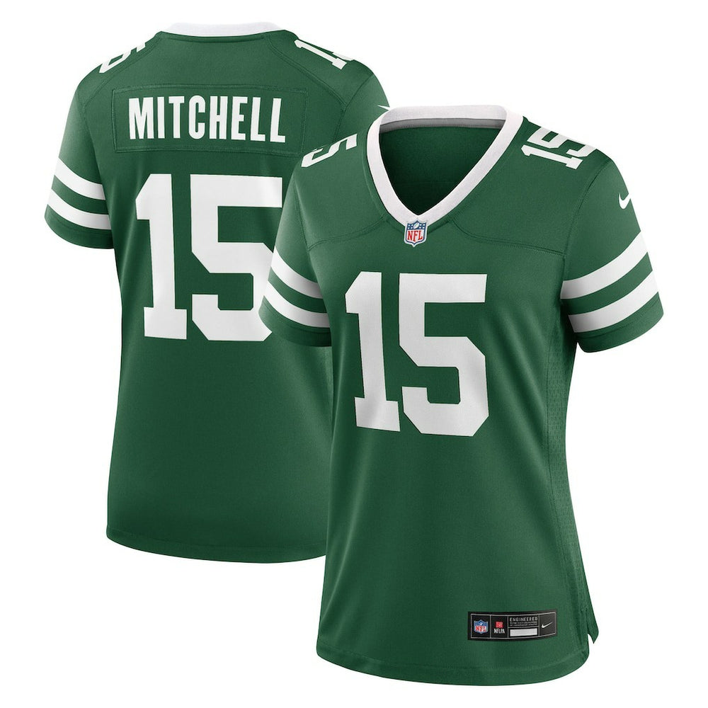 Nike Adonai Mitchell New York Jets Women's Team Game Jersey Legacy Green