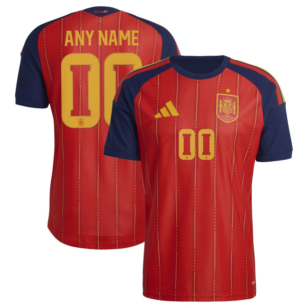 Spain National Team FIFA x World Cup 2026 Home On Field Custom Jersey Red - Adidas outlet