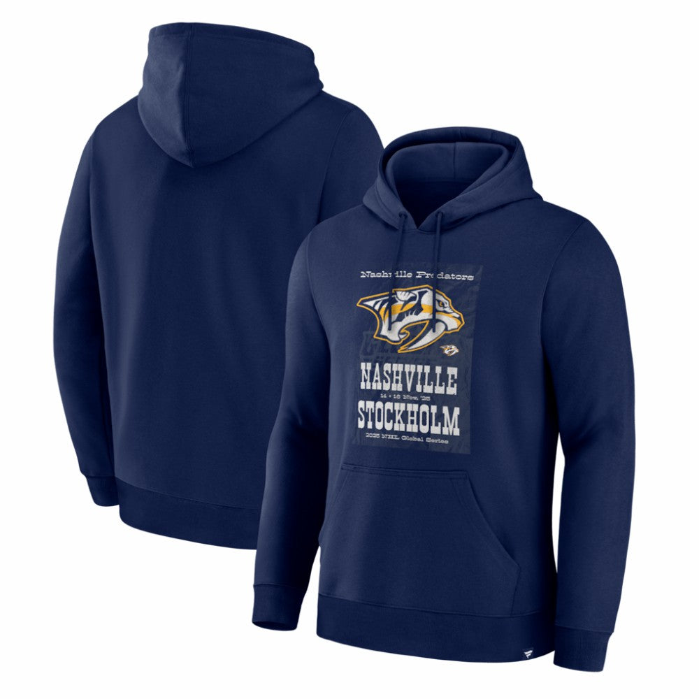 Nashville Predators 2025 NHL Global Series Hometown To Stockholm Legacy Hoodie - Navy - NHL 203644058