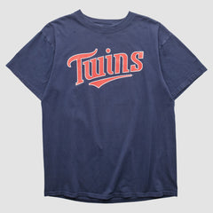 Minnesota Twins Majestic 2000s T-shirt - Navy - Vintage - Fanatics Online