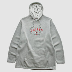 Fanatics Kansas City Chiefs NFL 2000s Hooded Pullover Sweatshirt Heather Gray Vintage