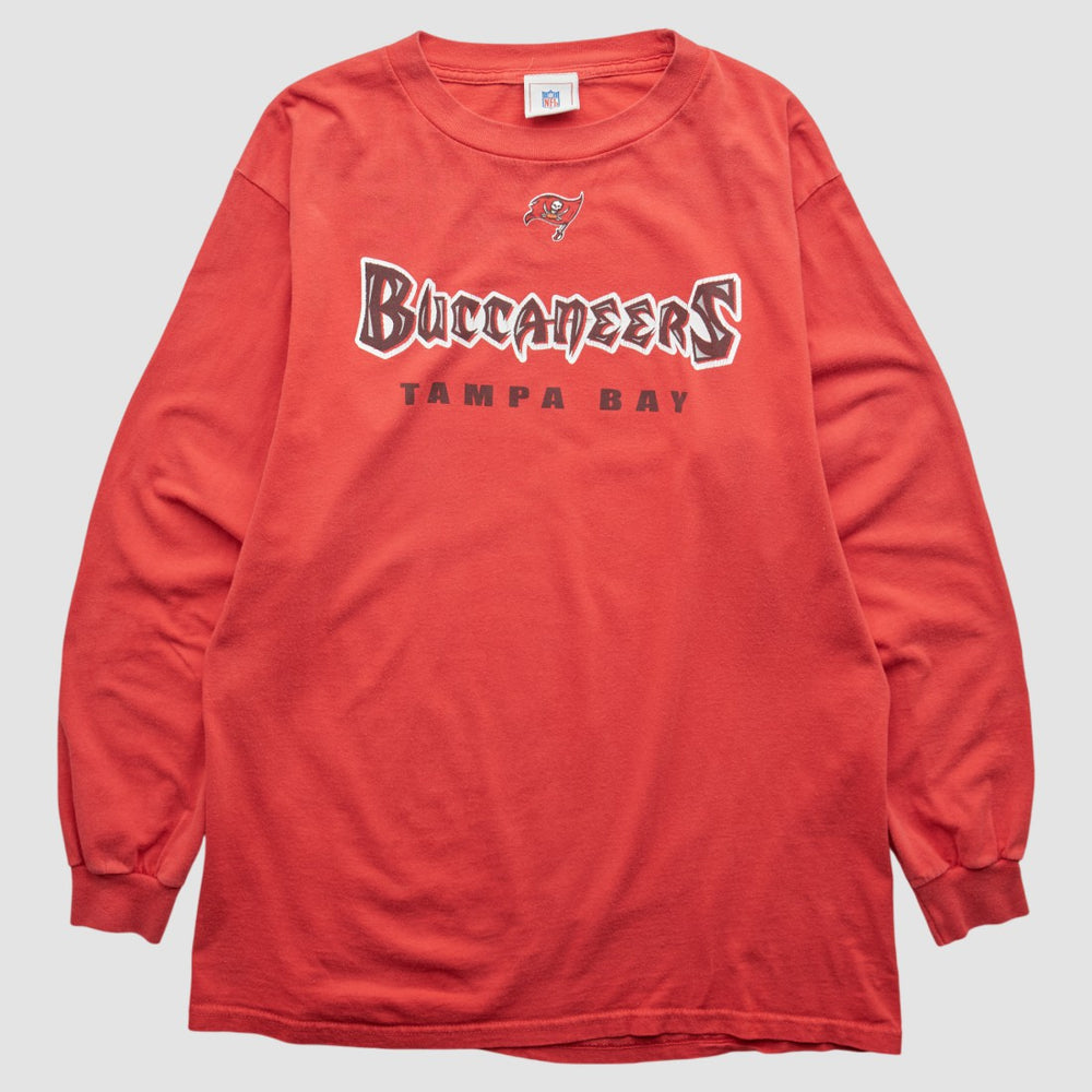 Fanatics Tampa Bay Buccaneers NFL 2000s Long Sleeve T-shirt Red Vintage