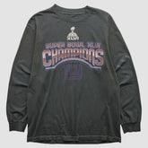 Fanatics New York Giants 2012 Long Sleeve T-shirt Black Vintage