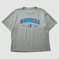 Dallas Mavericks NBA 2000s T-shirt for sale Heather Gray Vintage | Vintage US