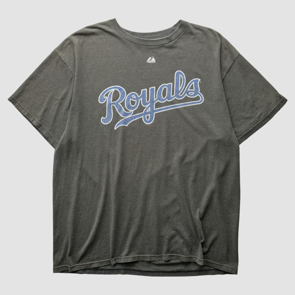 Kansas City Royals Majestic 2010s T-shirt - Charcoal - Vintage - Fanatics Lifestyle
