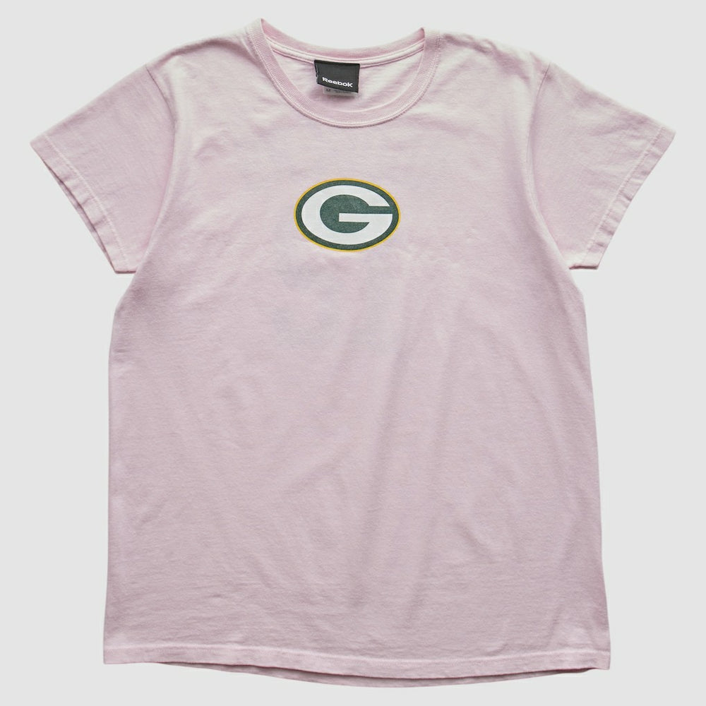 Fanatics Green Bay Packers Reebok 2010s T-shirt Pink Vintage