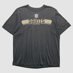 Fanatics New Orleans Saints Reebok 2000s T-shirt Black Vintage