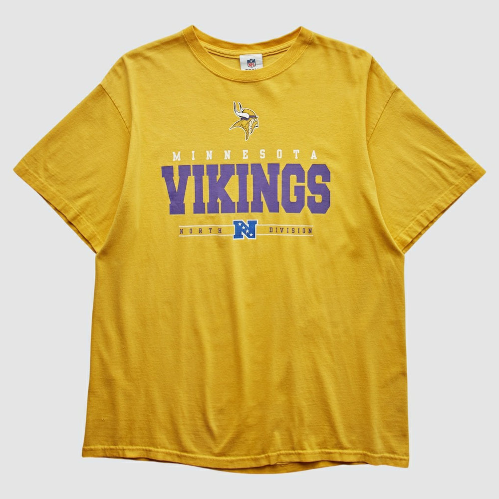 Fanatics Minnesota Vikings NFL 2010s T-shirt Yellow Vintage