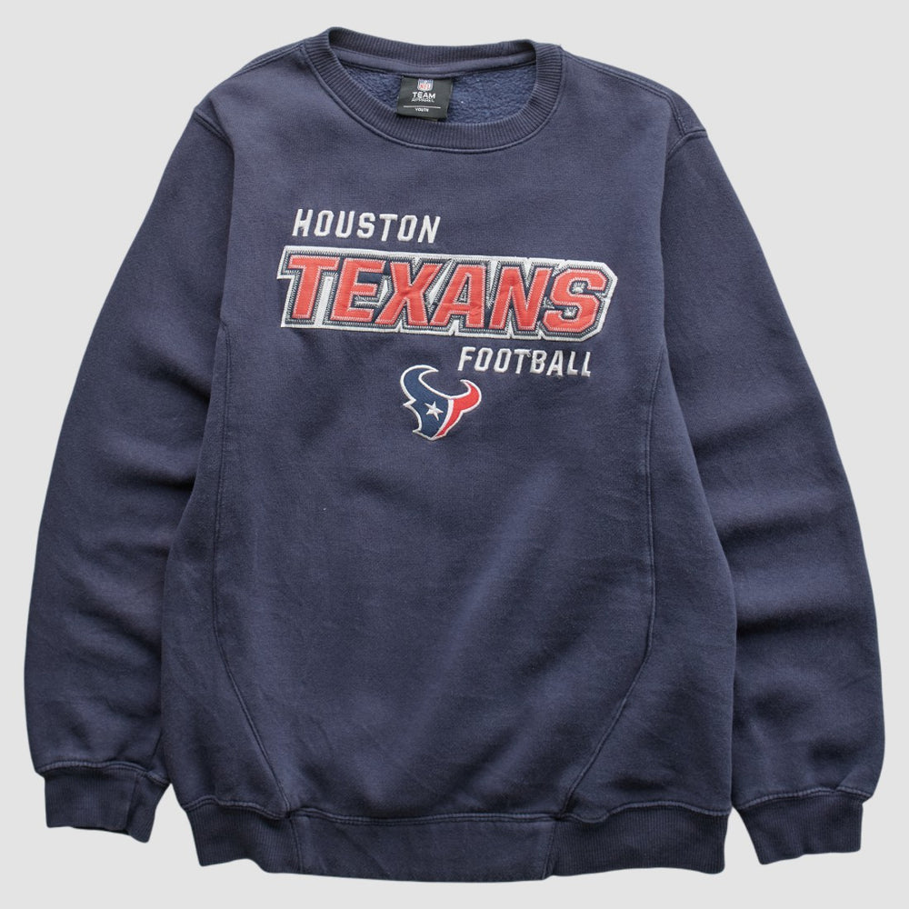 Fanatics Houston Texans NFL 2010s Pullover Sweatshirt Navy Vintage