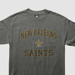 Fanatics New Orleans Saints NFL 2010s T-shirt Dark Heather Gray Vintage