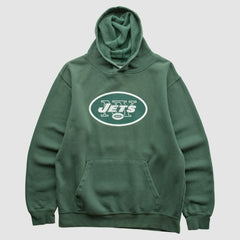 Fanatics New York Jets NFL 2010s Hooded Sweatshirt Green Vintage