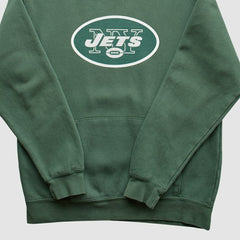 Fanatics New York Jets NFL 2010s Hooded Sweatshirt Green Vintage