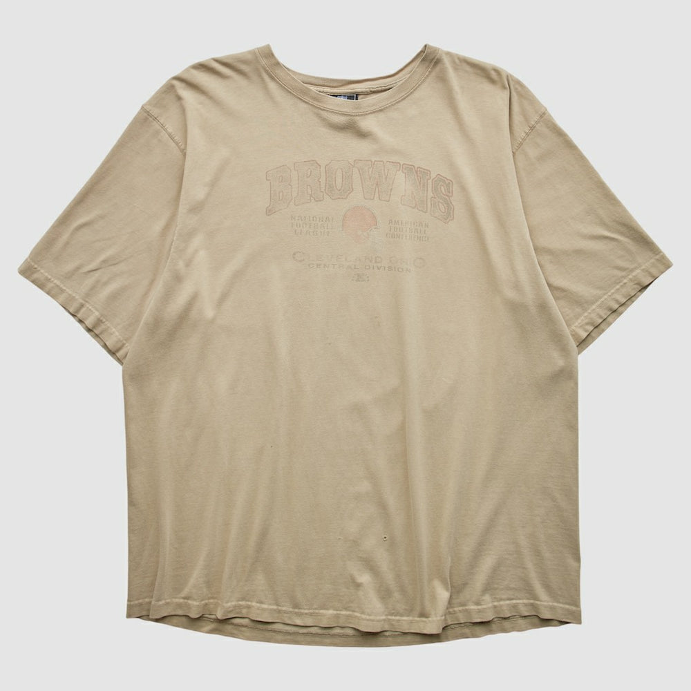 Fanatics Cleveland Browns NFL 2000s T-shirt Tan Vintage