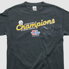 Fanatics Pittsburgh Steelers All Style Apparel & Activewear 2006 T-shirt Black Vintage