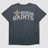 Fanatics New Orleans Saints Reebok 2000s T-shirt Black Vintage