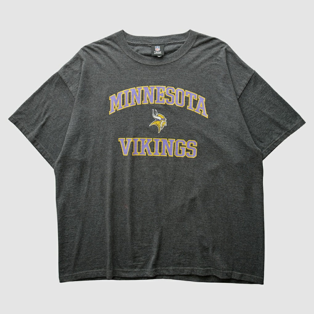 Fanatics Minnesota Vikings NFL 2010s T-shirt Dark Heather Gray Vintage