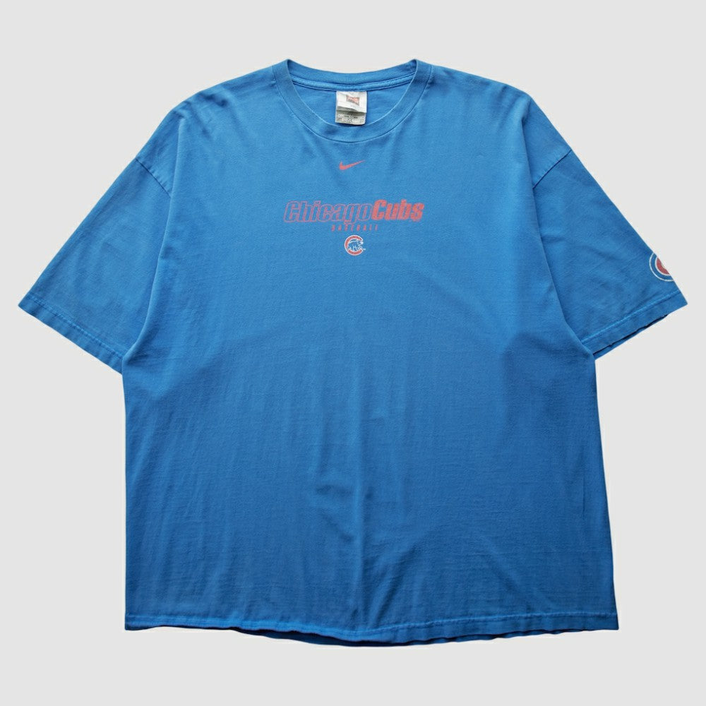 Chicago Cubs Nike 2000s T-shirt - Blue - 2XVintage - Nike Sale
