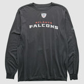 Fanatics Atlanta Falcons Reebok 2000s Long Sleeve T-shirt Charcoal Vintage