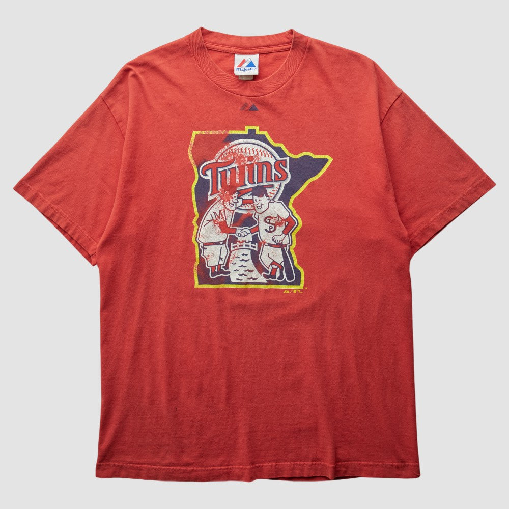 Minnesota Twins Majestic 2010 T-shirt - Red - Vintage - Fanatics Sale