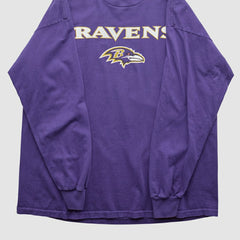 Fanatics Baltimore Ravens NFL 2000s Long Sleeve T-shirt Purple Vintage
