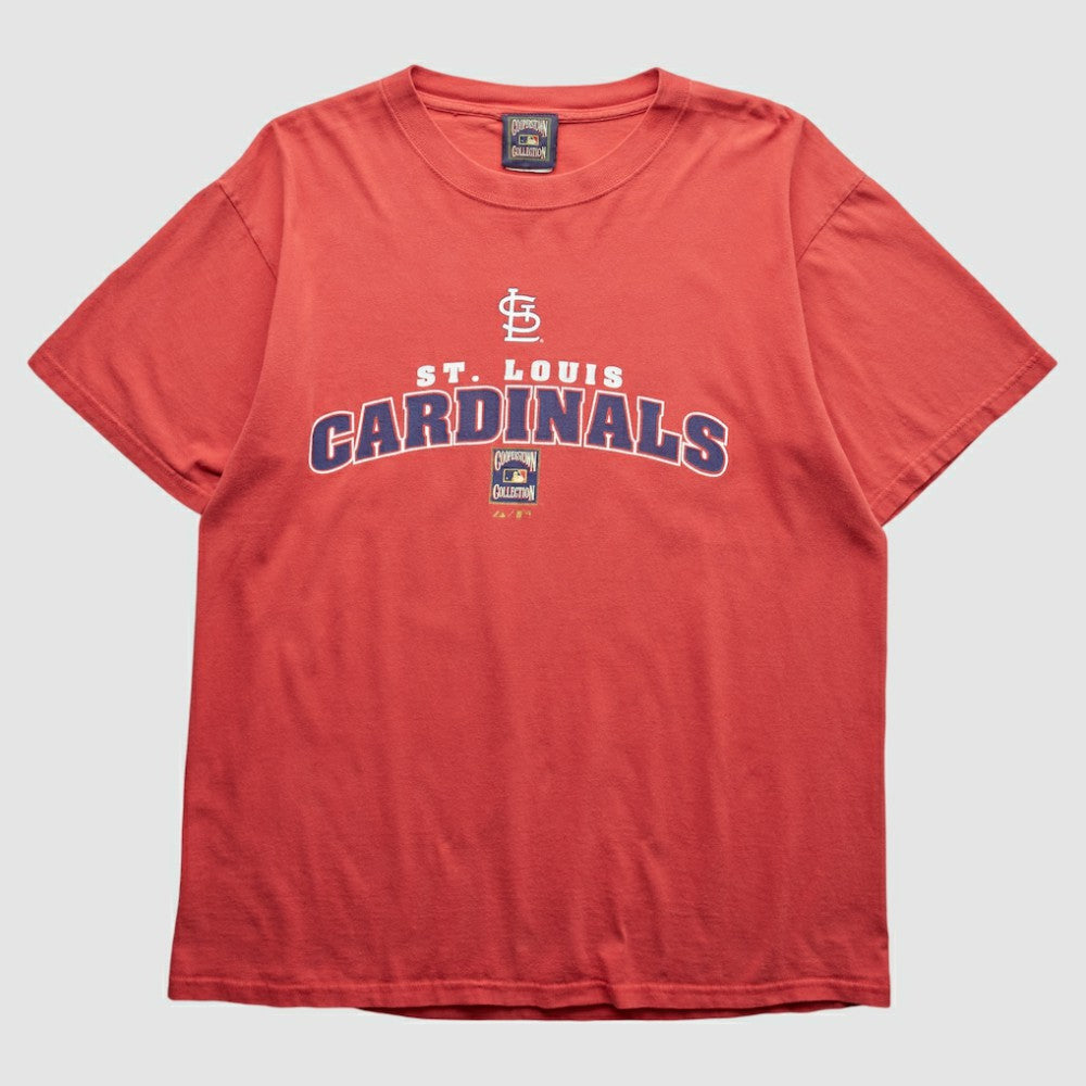 St. Louis Cardinals Majestic 2000s T-shirt - Red - Vintage - Fanatics Lifestyle